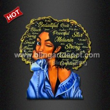 Heat Transfer Vinyl Naturally African Afro Girl Factory Sale